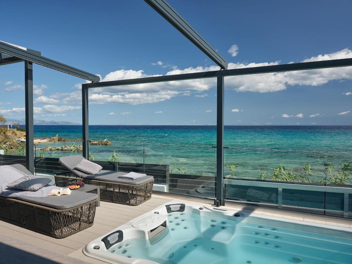 Blue View Villa - Coastal Elegance With Swim Spa, By Zantewize Alykanas  Eksteriør billede