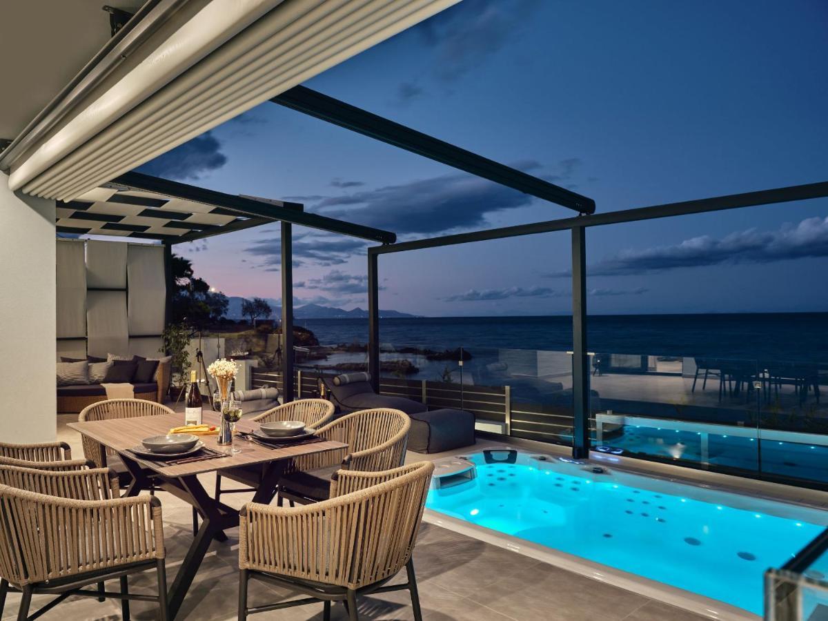 Blue View Villa - Coastal Elegance With Swim Spa, By Zantewize Alykanas  Eksteriør billede